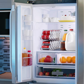 Sorbus BPA-free can dispenser supports safe, organized storage in fridge, pantry, or freezer.