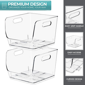 Sorbus BPA-free plastic bin ensures safe food and household storage.