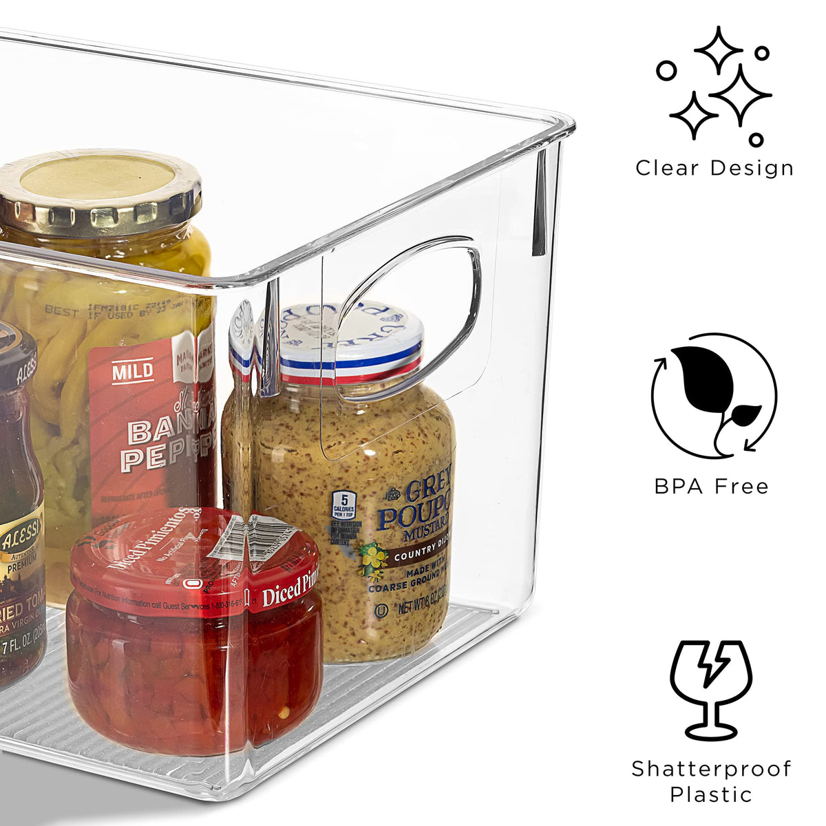 Sorbus BPA-free storage bin for durable daily use