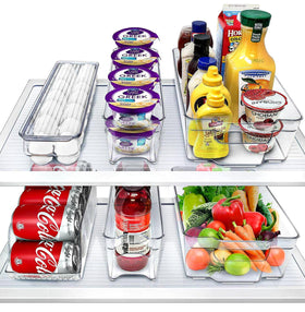Sorbus fridge bins wide bin for organized snacks and produce