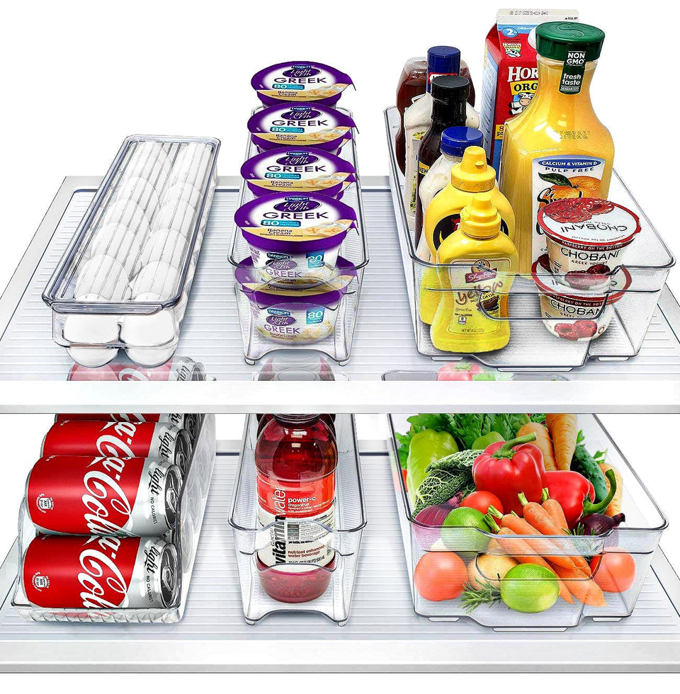Sorbus fridge bins wide bin for organized snacks and produce