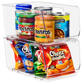 Sorbus medium open-front bin in 2-pack for versatile storage