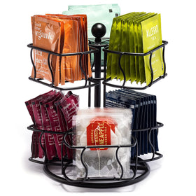 Sorbus tea bag carousel with 360° rotation for easy tea selection