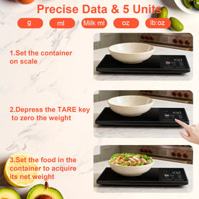 SORMDMRD Smart Scale app tracking saves daily intake and progress insights