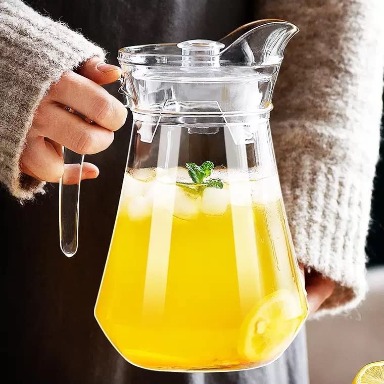 SOUJOY heat-resistant pitcher withstands hot or cold liquids.