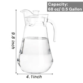 SOUJOY pitcher with ergonomic handle for easy pouring.