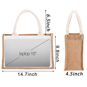 SOUJOY reinforced-handles tote with soft straps, built to resist tearing during grocery runs.
