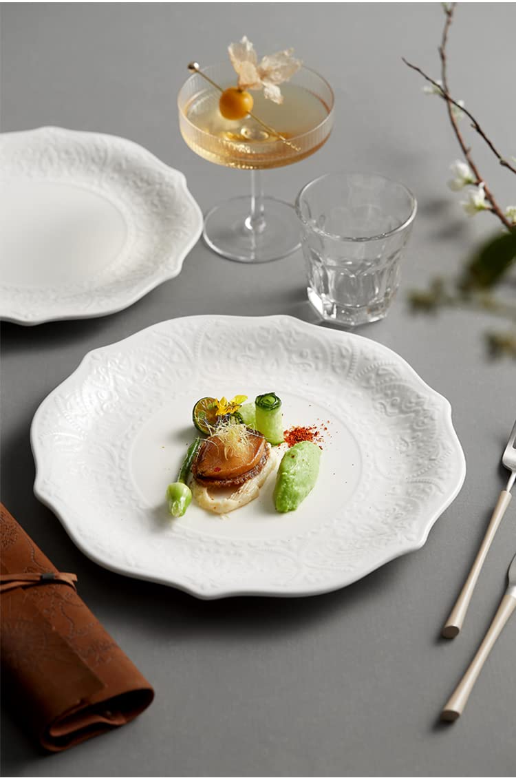SOUJOY smooth-surface porcelain plate for simple cleaning