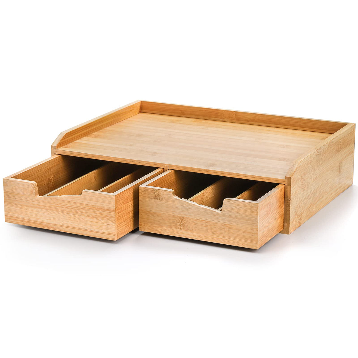 SOUJOY tea bag storage drawer with adjustable dividers