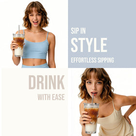 SoulTimes 20oz capacity keeps you hydrated all day long.