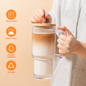 SoulTimes 24oz tumbler with ergonomic handle for a comfortable grip.