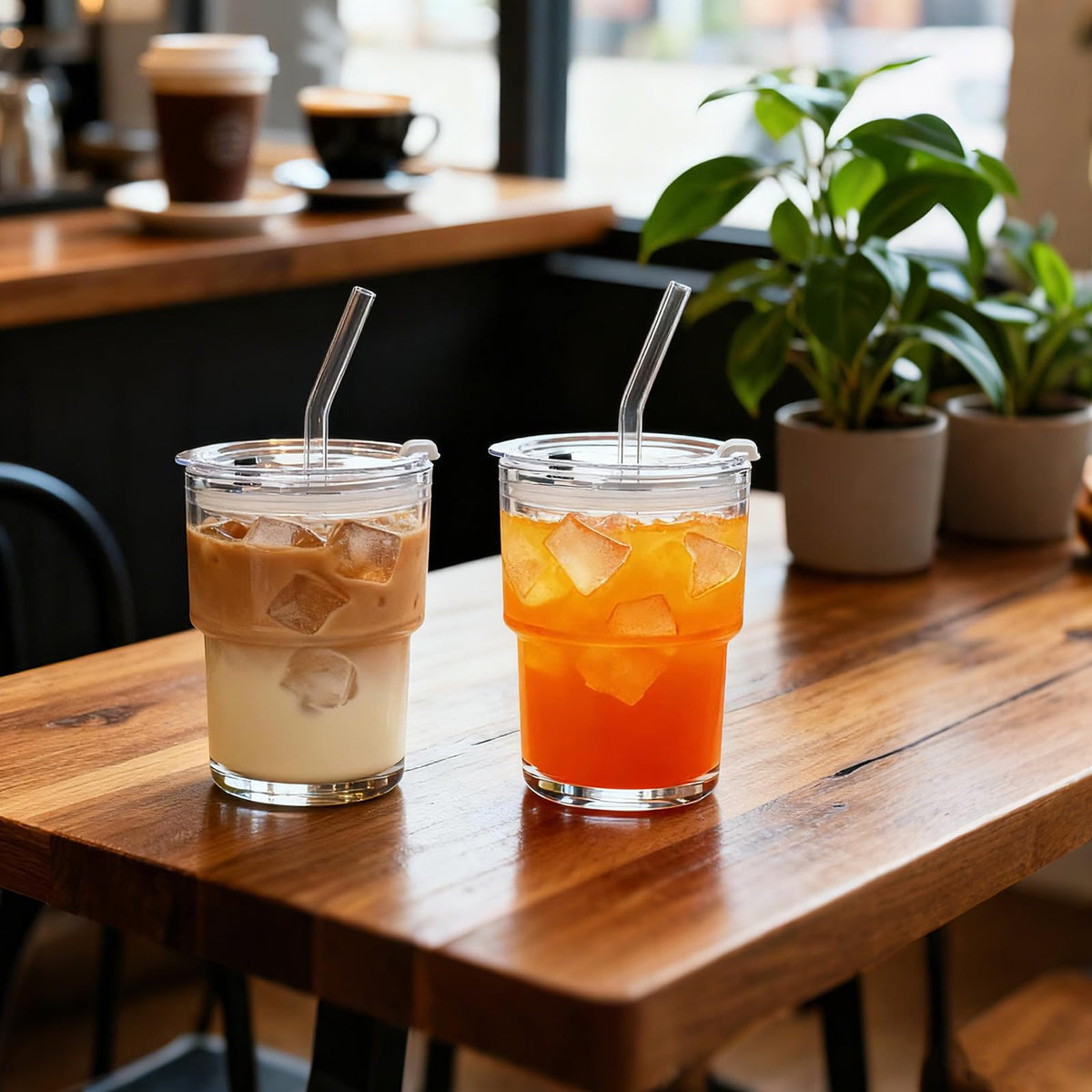 SoulTimes crystal-clear glass showcases drinks beautifully.