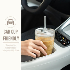 SoulTimes eco-friendly reusable glass reduces single-use waste.