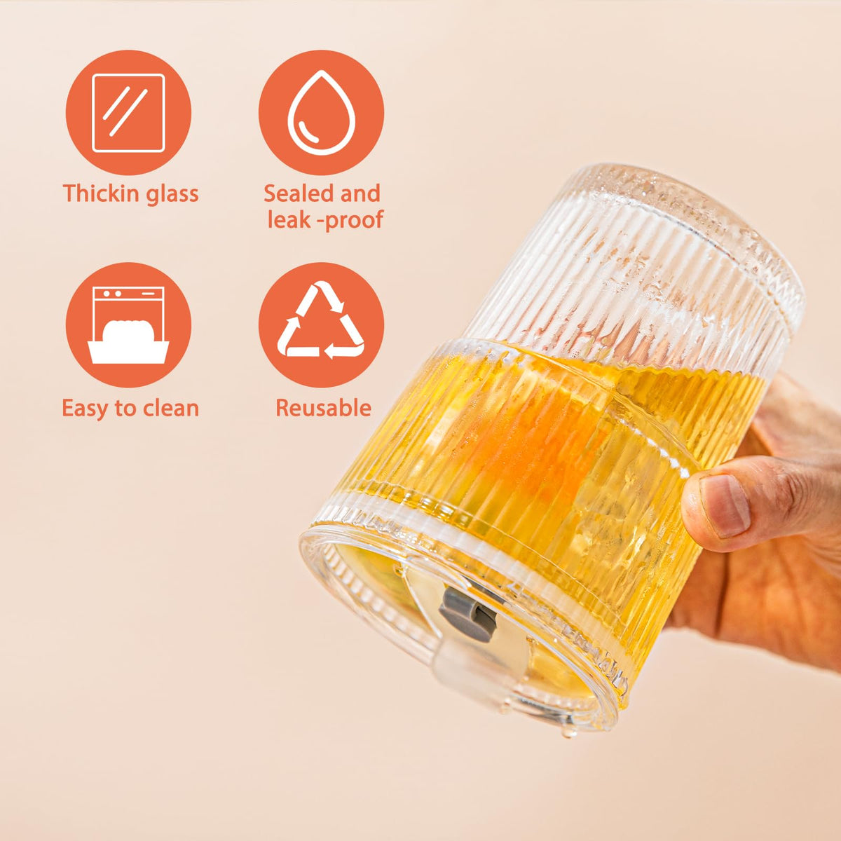 SoulTimes glass straws offer eco-friendly sipping and easy cleaning.