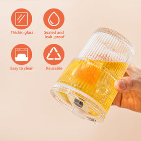 SoulTimes glass straws offer eco-friendly sipping and easy cleaning.