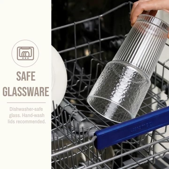 SoulTimes iced coffee setup in a stylish ribbed tumbler