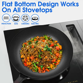 Souped Up Recipes stir-fry action captures high-heat searing and vibrant flavors.
