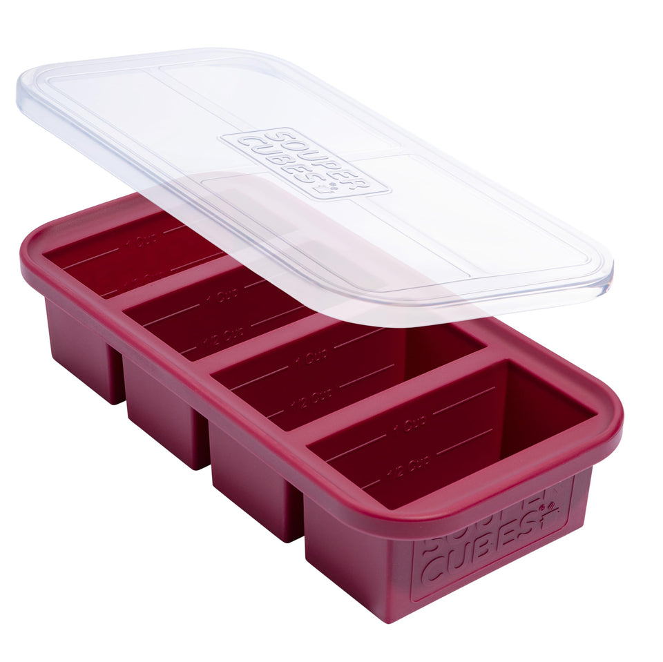 Souper Cubes 1-Cup freezer mold for precise, portion-controlled meals