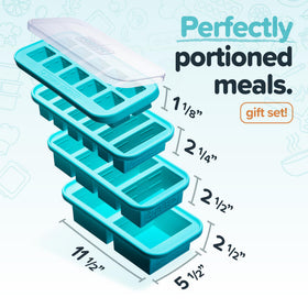Souper Cubes 1-cup tray for precise single servings and freezing