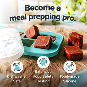 Souper Cubes freezer mold for ginger, small cubes for quick heat