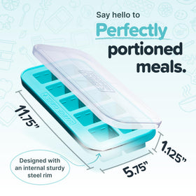 Souper Cubes 2 Tbsp freezer mold for herbs, ready to flavor meals