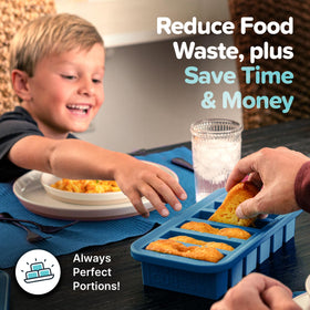 Souper Cubes blueberry half-cup freezer tray perfect for snacks and portions