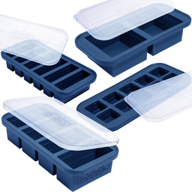 Souper Cubes blueberry two-cup freezer tray for easy meal prep and portioning