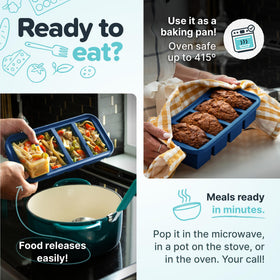 Souper Cubes blueberry two-tbsp freezer tray for quick bites and measured portions