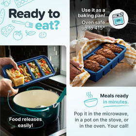 Souper Cubes dishwasher-safe freezer tray with easy cleanup.