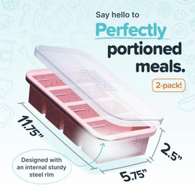 Souper Cubes freeze broth cubes: stash soups and sauces in convenient portions.