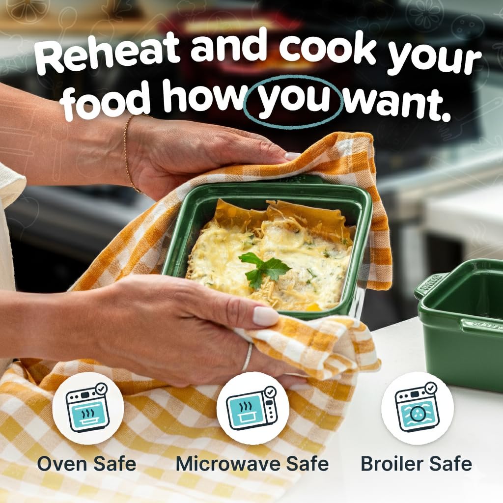 Souper Cubes mini casserole dish, 5x5, oven-safe up to 450F