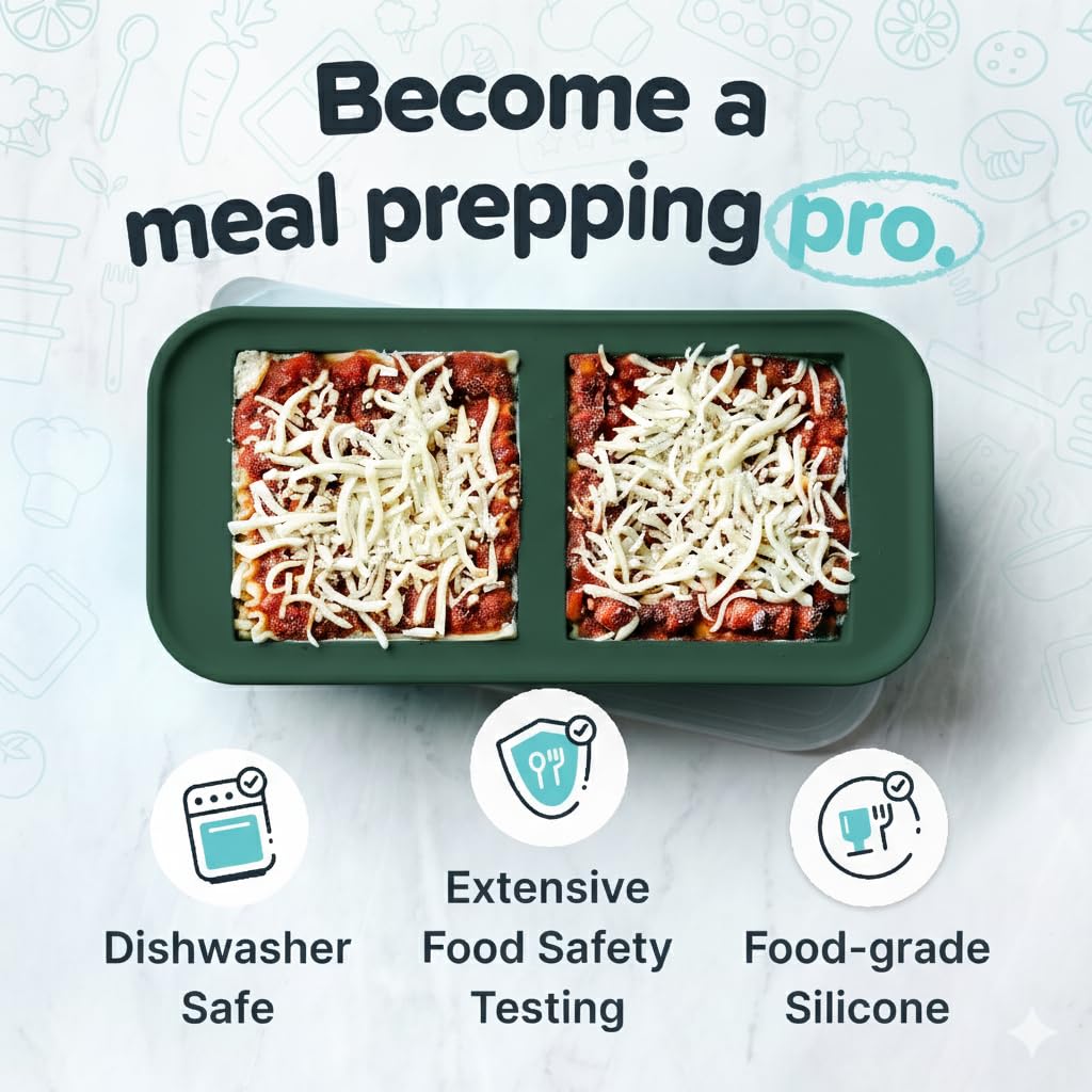 Souper Cubes oven-safe up to 415 F for freezer-to-oven use.
