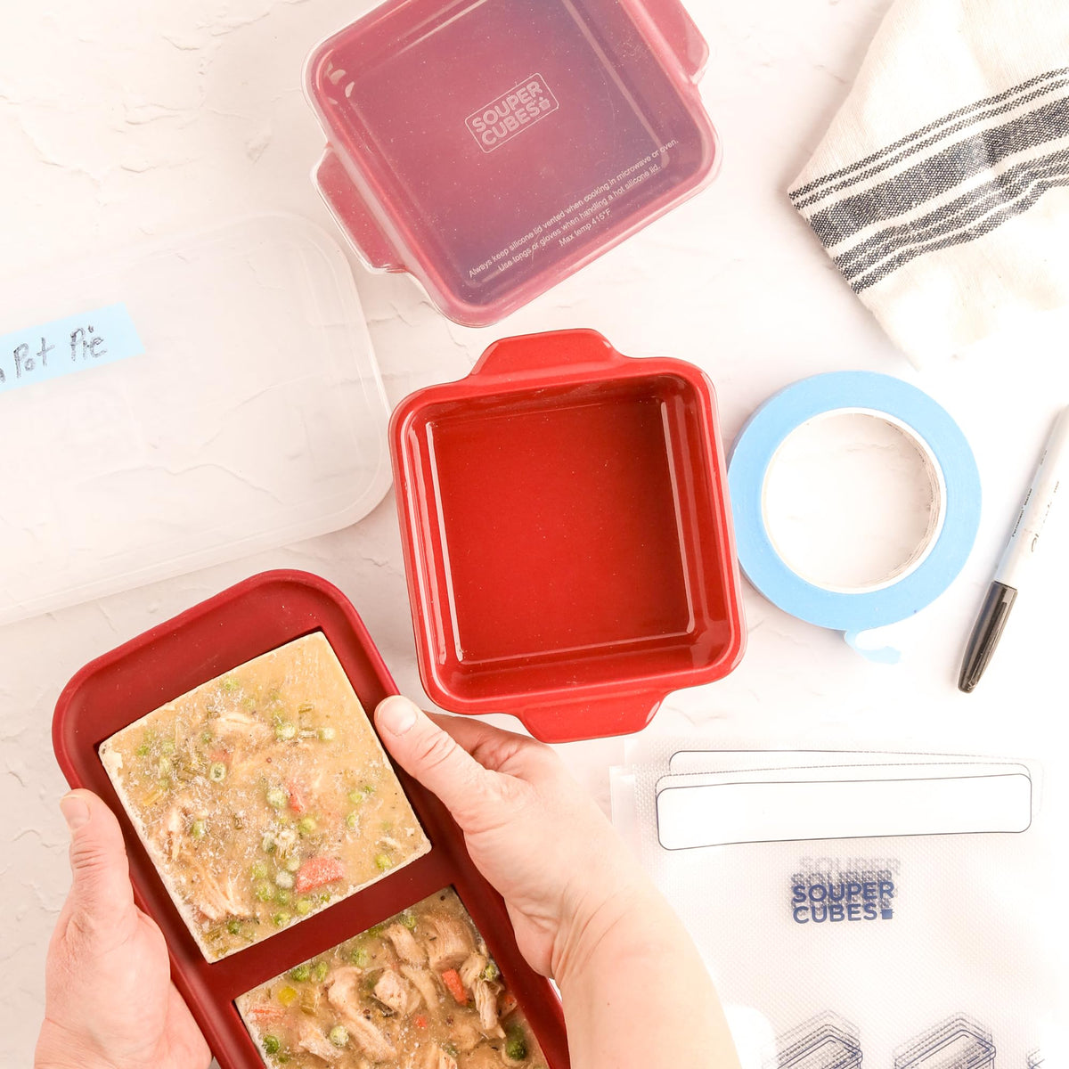 Souper Cubes USA-made stoneware highlights quality and local craftsmanship.