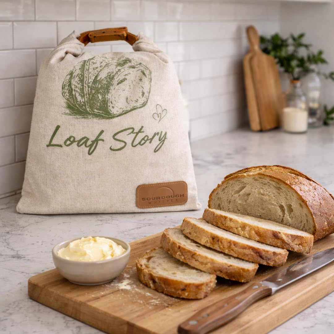 Sourdough Whisper LOAF STORY two-pack offers sustainable bread storage for everyday bakers.