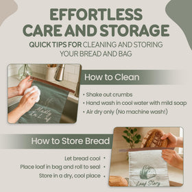 Sourdough Whisper LOAF STORY machine-washable and plastic-free for easy care.