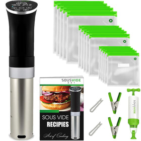 SOUSVIDE ART immersion circulator close-up showing precise temperature control for consistent results