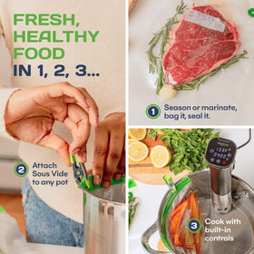 SOUSVIDE ART universal clamp fits most pots for flexible setup
