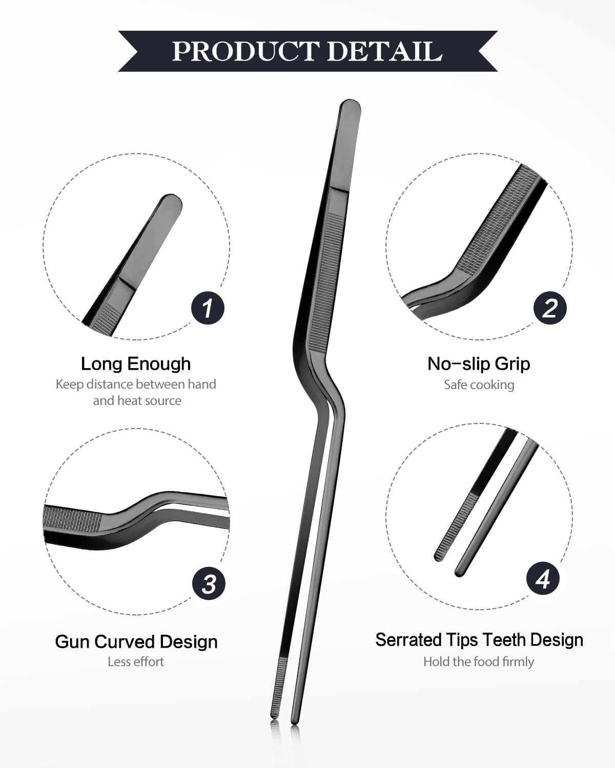 SouxMux offset tweezer design reduces effort and improves reach.