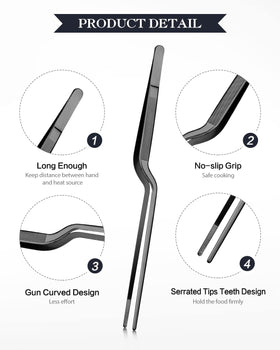 SouxMux offset tweezer design reduces effort and improves reach.