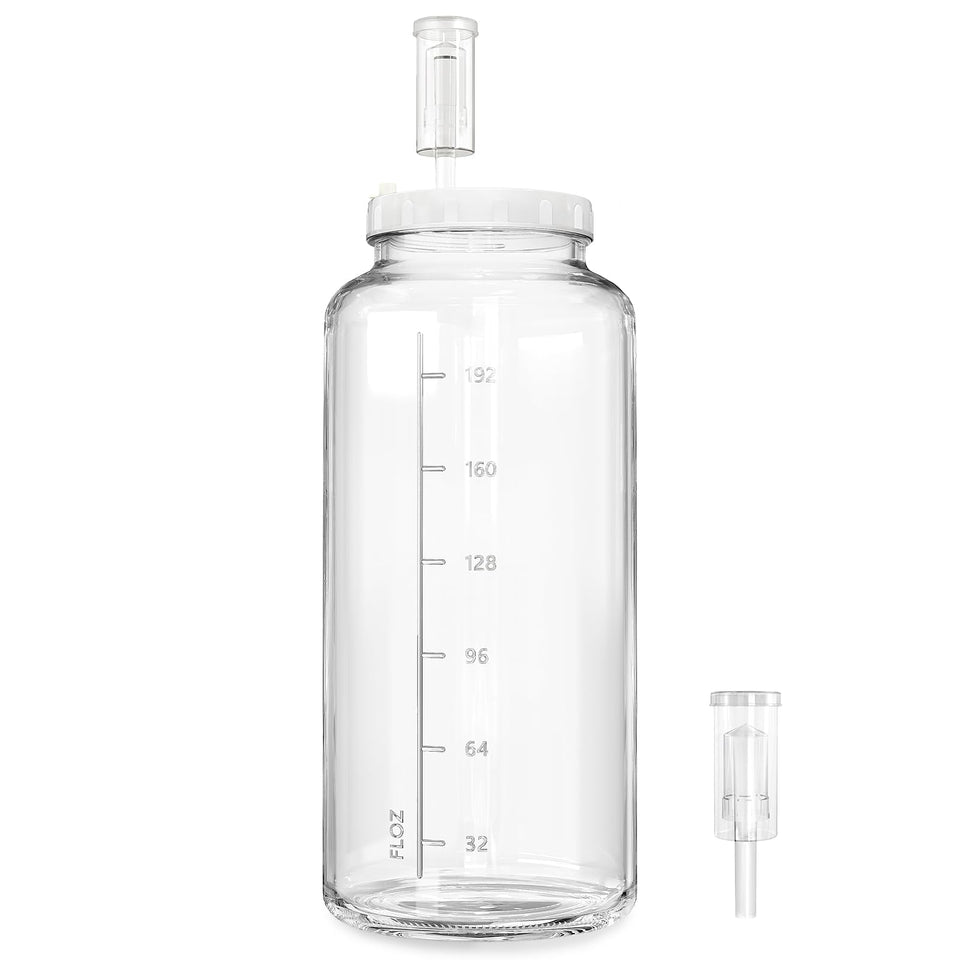 Sovietiep 1pack 2gallon fermentation jar with scale for accurate batch tracking