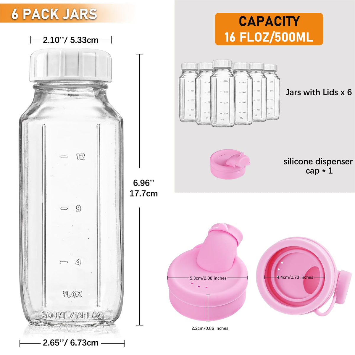 Sovietiep bottle with measuring marks for easy portion control.