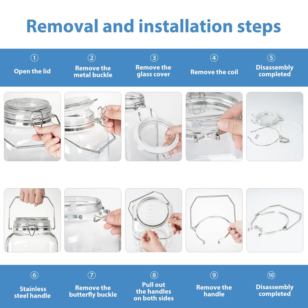 Sovietiep easy-clean wide opening simplifies refilling and cleaning.