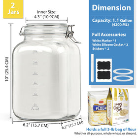 Sovietiep jars feature measurement marks for quick portion checks.