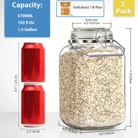 Sovietiep sturdy ergonomic handle jar designed for easy lifting