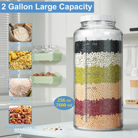 Sovietiep wide-mouth glass jar with airtight lid for easy filling and sealing