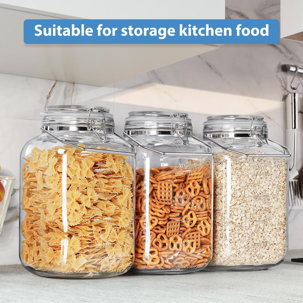 Sovietiep wide-mouth opening jar simplifies filling and cleaning