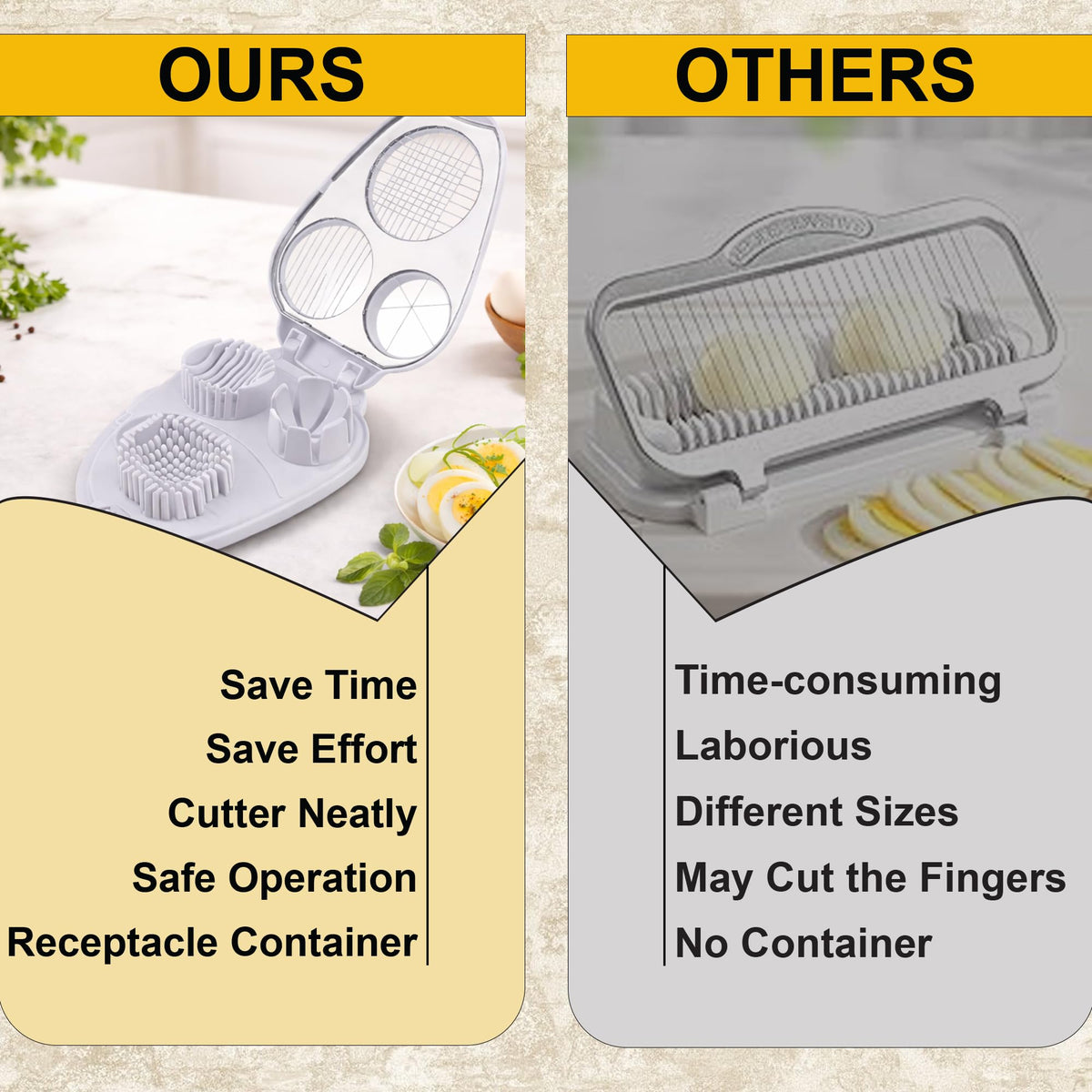 SOVIX ideal for everyday meal prep from eggs to snacks.