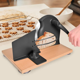 SOWKIPE bread slicer versatile for soft loaves and crusty baguettes at home