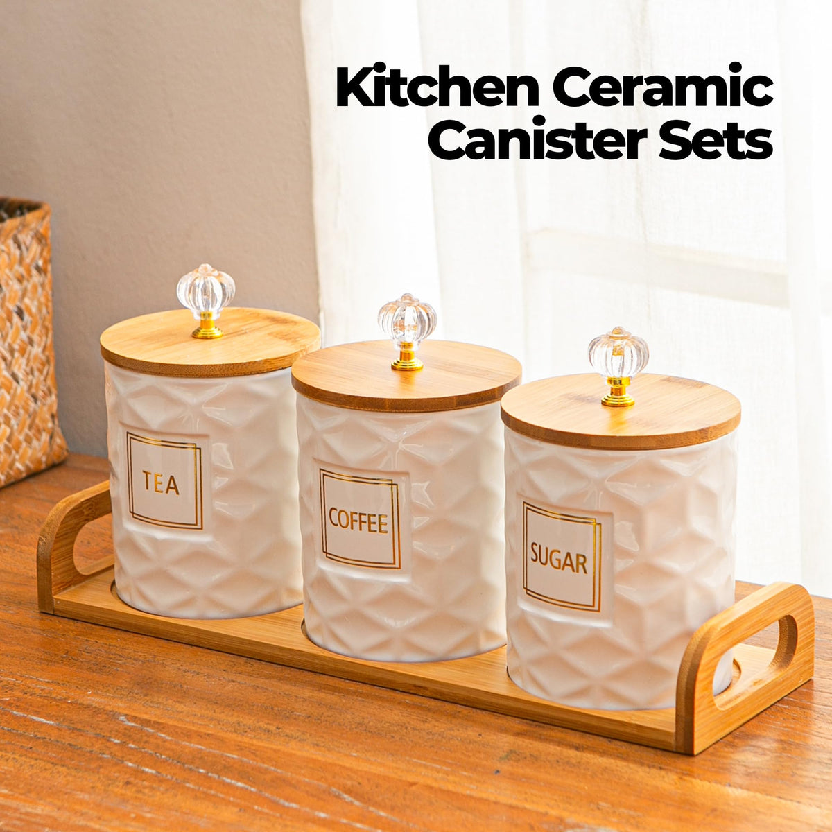 Sowlvenco 23oz jars ideal for pantry staples and organized storage.
