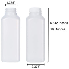 Soymerica 33-pack BPA-free bottles for homemade juices and smoothies